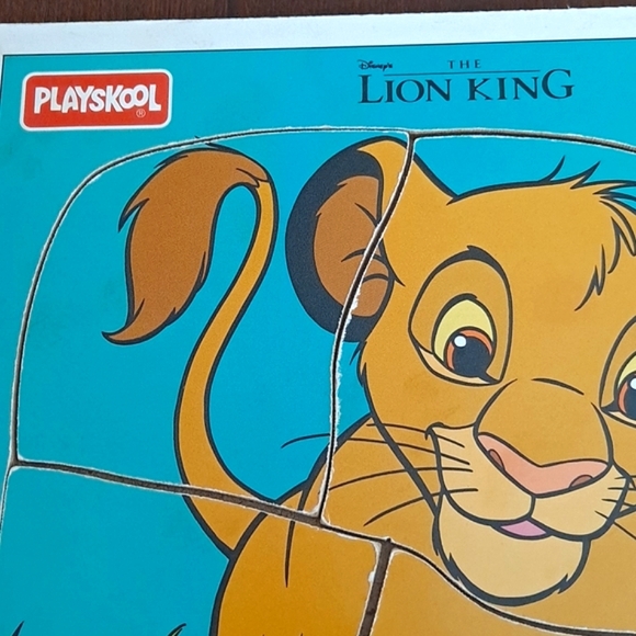 🦁 Playskool “The Lion King” Disney Wooden Puzzle - Picture 2 of 7